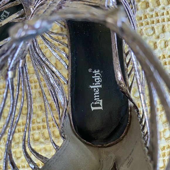 Lime Light Silver Sandals - Picture 4 of 5